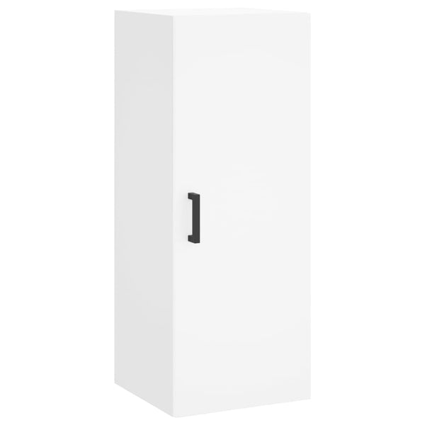 Kaappi valkoinen 34,5x34x180 cm tekninen puu