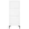 Kaappi valkoinen 34,5x34x180 cm tekninen puu
