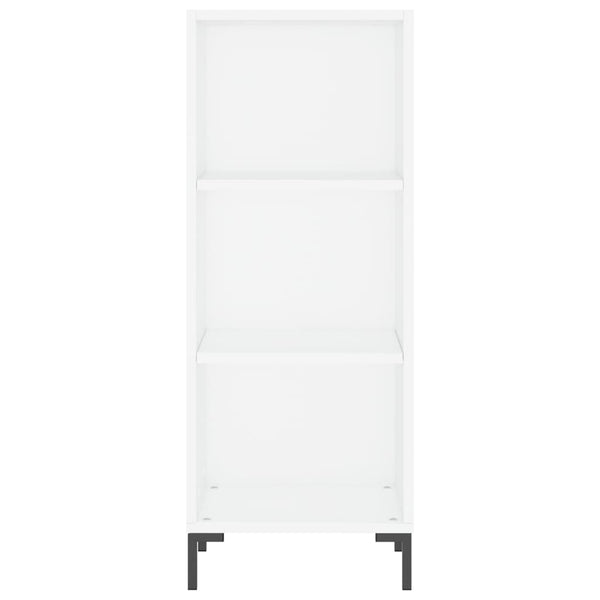 Kaappi valkoinen 34,5x34x180 cm tekninen puu