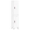 Kaappi valkoinen 34,5x34x180 cm tekninen puu