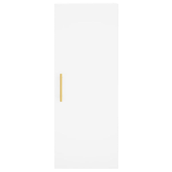 Kaappi valkoinen 34,5x34x180 cm tekninen puu