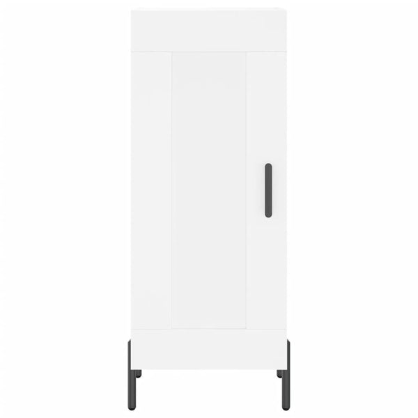 Kaappi valkoinen 34,5x34x180 cm tekninen puu