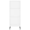Kaappi valkoinen 34,5x34x180 cm tekninen puu