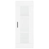 Kaappi valkoinen 34,5x34x180 cm tekninen puu