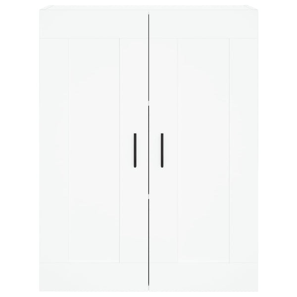 Kaappi valkoinen 69,5x34x180 cm tekninen puu