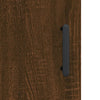 Kaappi ruskea tammi 69,5x34x180 cm tekninen puu