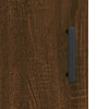 Kaappi ruskea tammi 69,5x34x180 cm tekninen puu