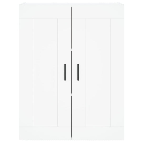 Kaappi valkoinen 69,5x34x180 cm tekninen puu