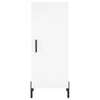 Kaappi valkoinen 34,5x34x180 cm tekninen puu