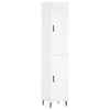 Kaappi valkoinen 34,5x34x180 cm tekninen puu