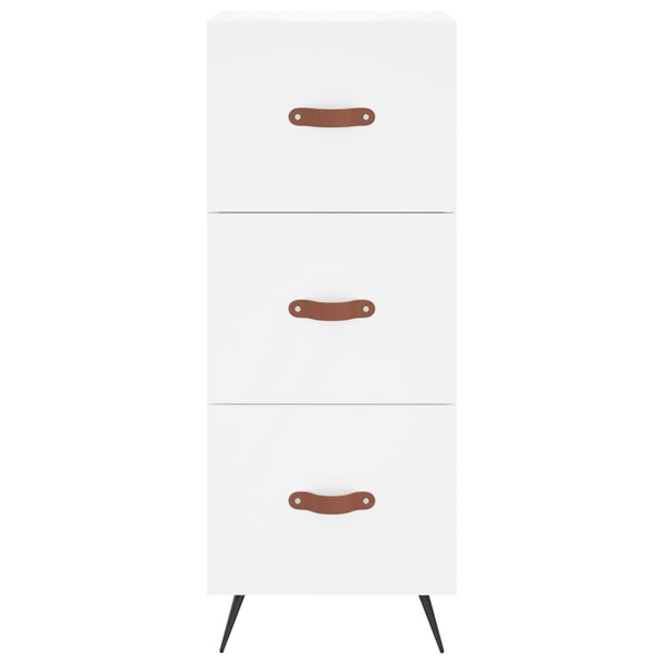 Kaappi valkoinen 34,5x34x180 cm tekninen puu