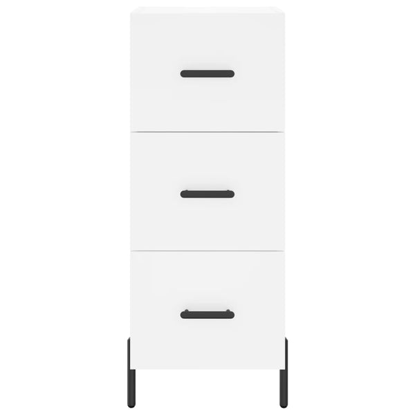 Kaappi valkoinen 34,5x34x180 cm tekninen puu