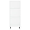 Kaappi valkoinen 34,5x34x180 cm tekninen puu