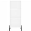 Kaappi valkoinen 34,5x34x180 cm tekninen puu