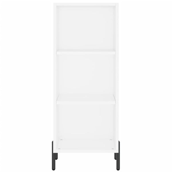 Kaappi valkoinen 34,5x34x180 cm tekninen puu