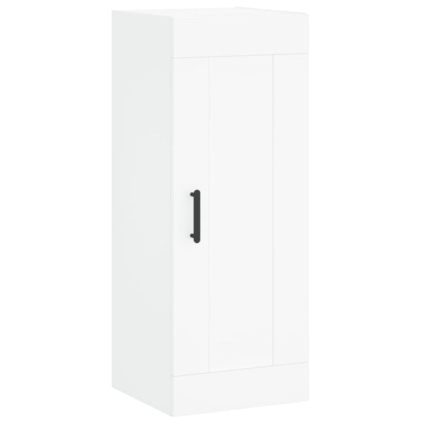 Kaappi valkoinen 34,5x34x180 cm tekninen puu