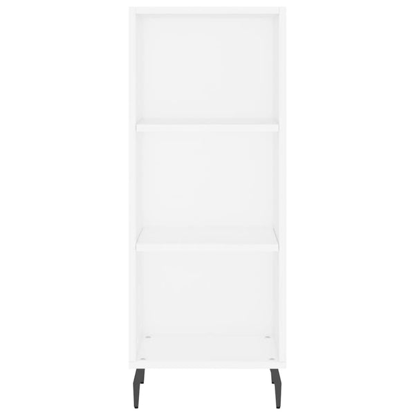 Kaappi valkoinen 34,5x34x180 cm tekninen puu