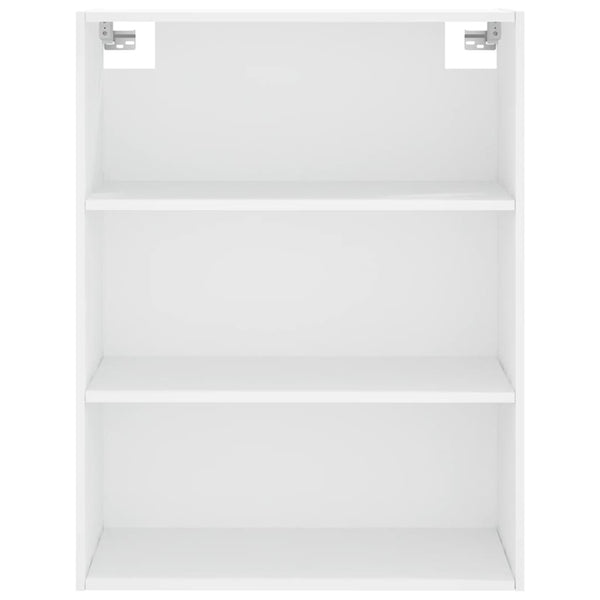 Kaappi valkoinen 69,5x34x180 cm tekninen puu