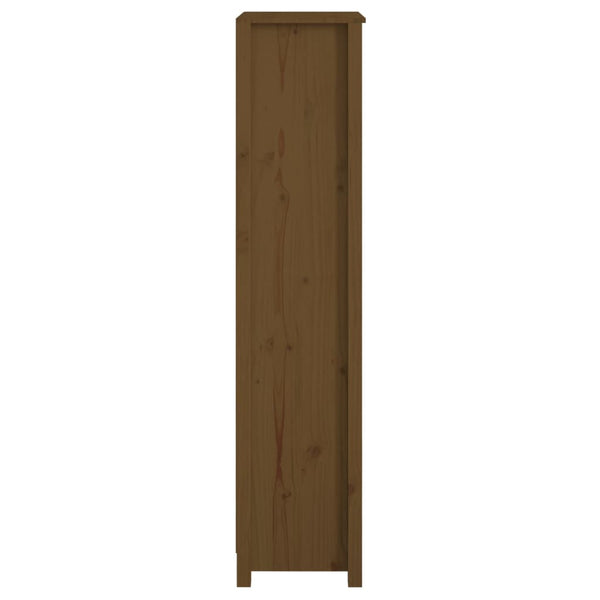 Kirjahylly hunajanruskea 50x35x154 cm täysi mänty