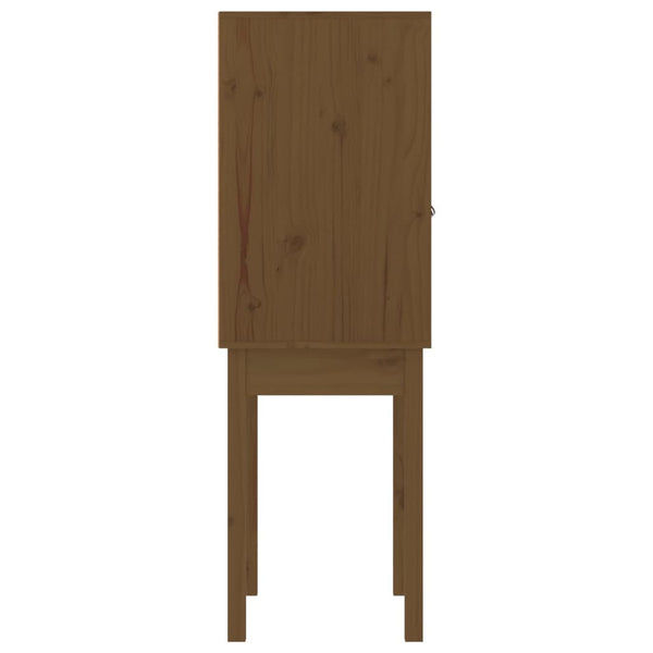 Kaappi hunajanruskea 60x40x120 cm täysi mänty