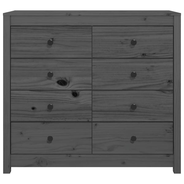 Senkki harmaa 100x40x90 cm täysi mänty
