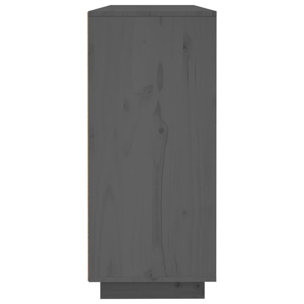 Senkki harmaa 120x35x80 cm täysi mänty