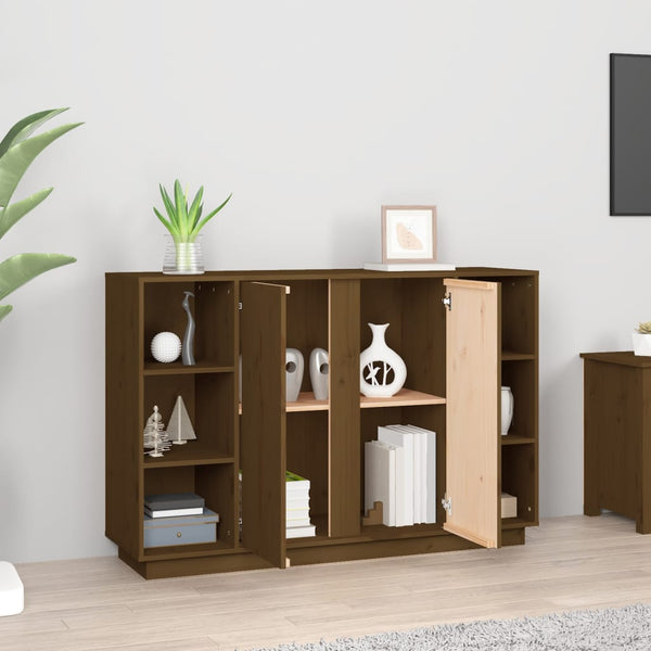 Senkki hunajanruskea 120x35x80 cm täysi mänty