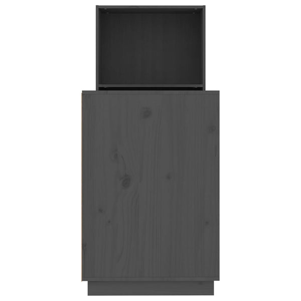 Työpöytä harmaa 110x53x117 cm täysi mänty