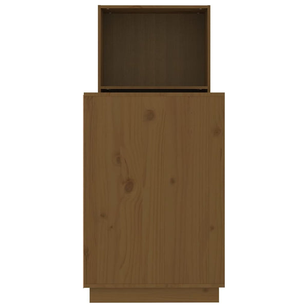 Työpöytä hunajanruskea 110x53x117 cm täysi mänty