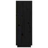 Kaappi musta 60x40x116,5 cm täysi mänty