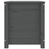 Säilytyslaatikko harmaa 80x40x45,5 cm täysi mänty