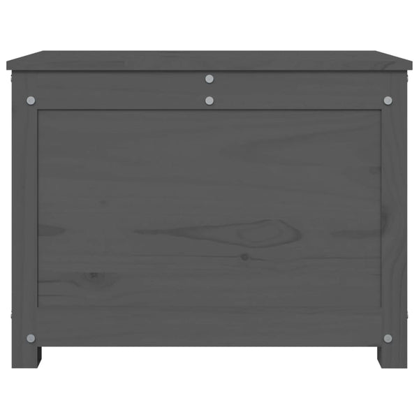 Säilytyslaatikko harmaa 60x32x45,5 cm täysi mänty