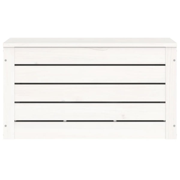 Säilytyslaatikko valkoinen 59,5x36,5x33 cm täysi mänty