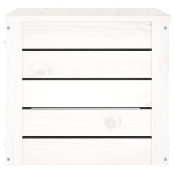 Säilytyslaatikko valkoinen 59,5x36,5x33 cm täysi mänty