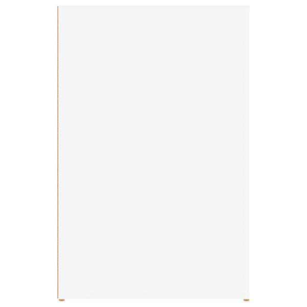 Työpöytä valkoinen 100x49x75 cm tekninen puu