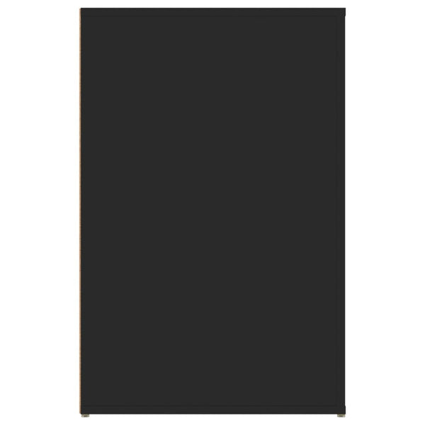 Työpöytä musta 100x49x75 cm tekninen puu