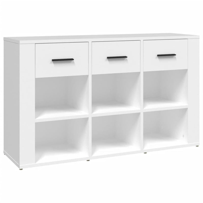 Valkoinen senkki Imandache 100x30x59,5cm (puinen)