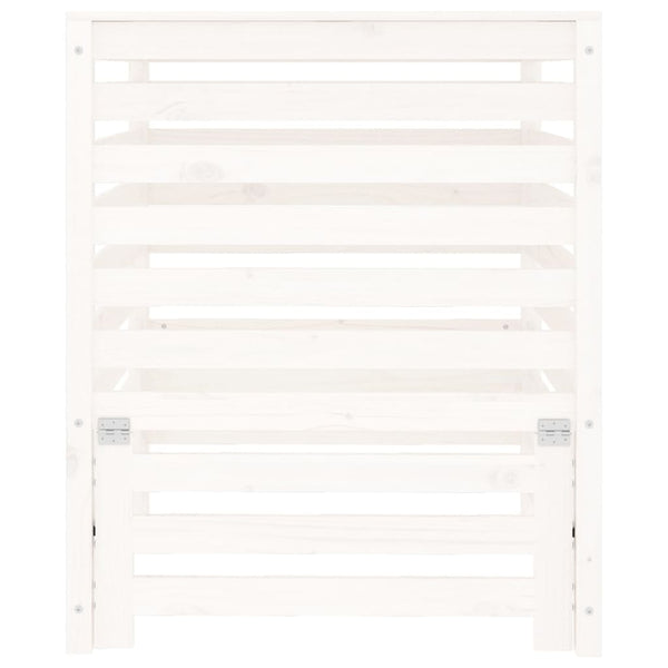 Komposti valkoinen 82,5x82,5x99,5 cm täysi mänty