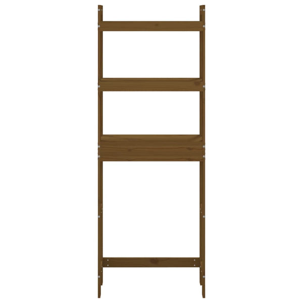 WC-teline hunajanruskea 63x26x171 cm täysi mänty