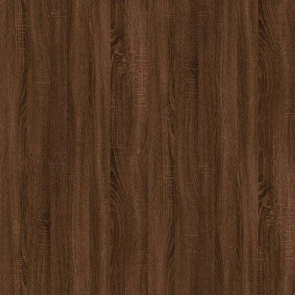 Kirjahylly/tilanjakaja ruskea tammi 80x24x192 cm tekninen puu