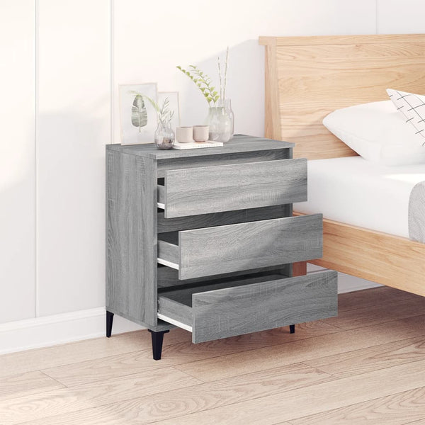 Senkki harmaa Sonoma 60x35x70 cm tekninen puu