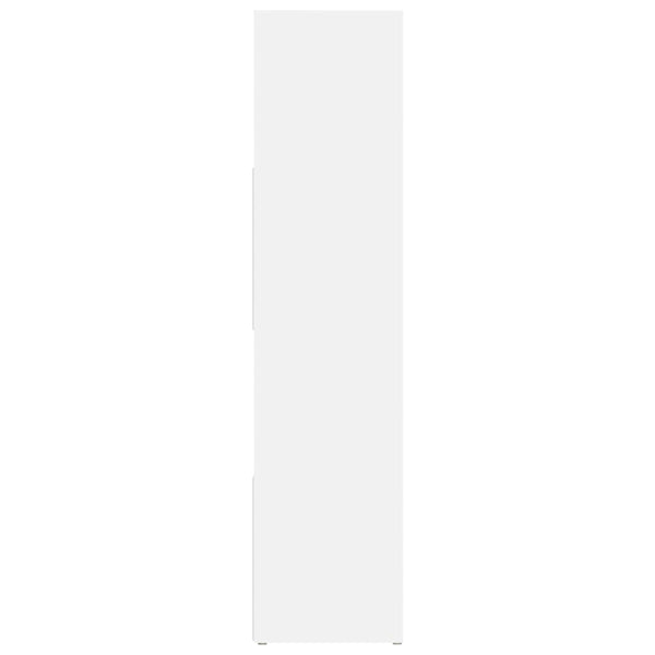 Kirjahylly/tilanjakaja valkoinen 105x24x102 cm