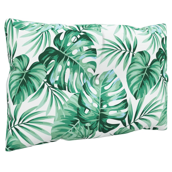 Lavatyynyt 3 kpl lehtikuvioitu kangas