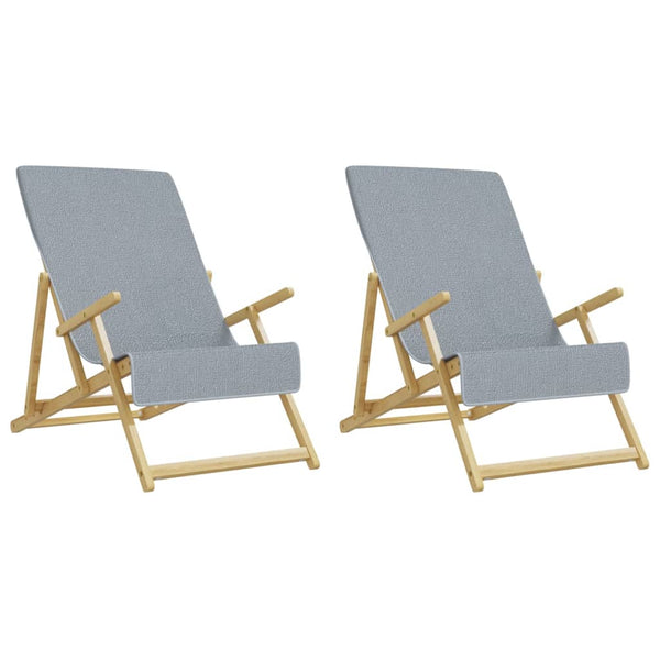 Rantapyyhkeet 2 kpl harmaa 60x135 cm kangas 400 GSM