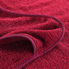 Rantapyyhkeet 2 kpl viininpunainen 75x200 cm kangas 400 GSM