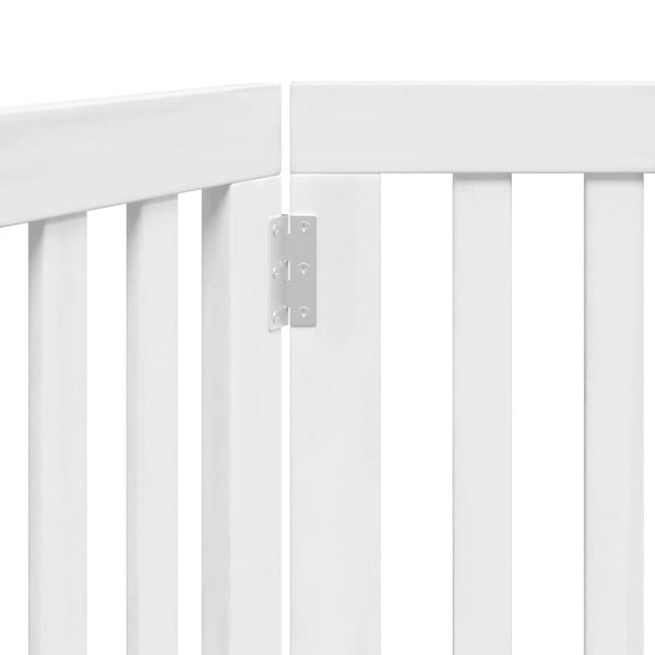 Koiraportti kokoontaittuva 2 paneelia valk. 160 cm poppelipuu