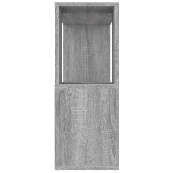 Kirjahylly/tilanjakaja harmaa Sonoma 80x24x63 cm