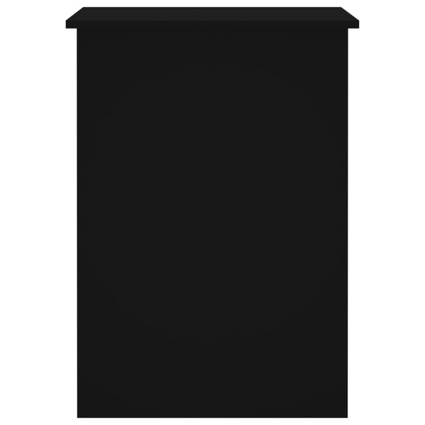 Työpöytä musta 100x55x75 cm tekninen puu