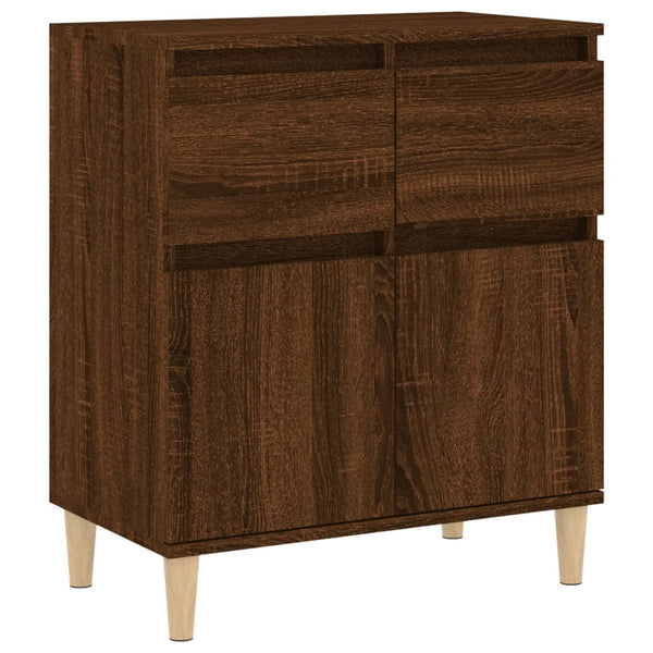 Senkki ruskea tammi 60x35x70 cm tekninen puu