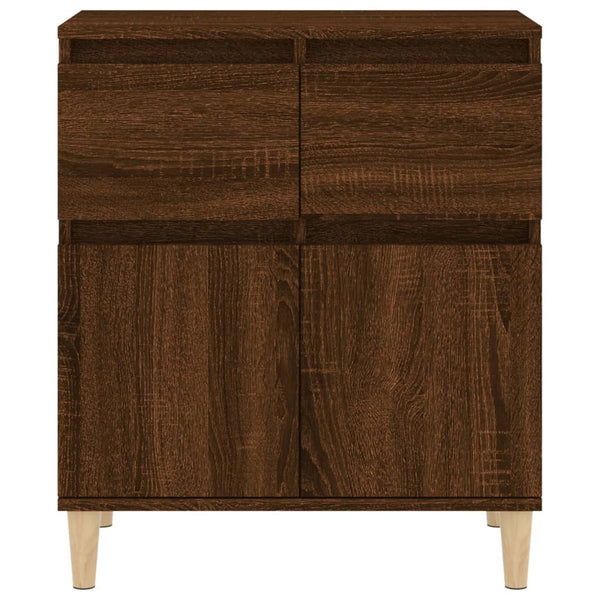 Senkki ruskea tammi 60x35x70 cm tekninen puu